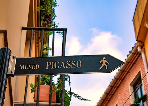 Gids legt de familiegeschiedenis van Picasso uit tijdens de wandeltour in Malaga