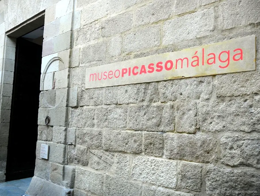 Private guide leading a Picasso Museum Malaga private tour through the old town