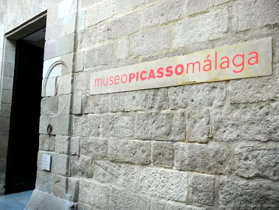 Guida privata che accompagna un tour privato al Museo Picasso Malaga nel centro storico