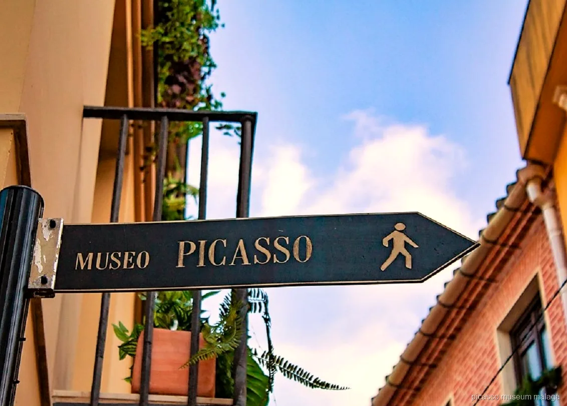 Guide expliquant l'histoire familiale de Picasso pendant la visite à pied à Malaga