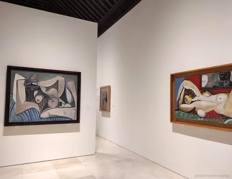 Guide menant les visiteurs entre le Musée Picasso et la maison natale sur la visite combinée à Málaga